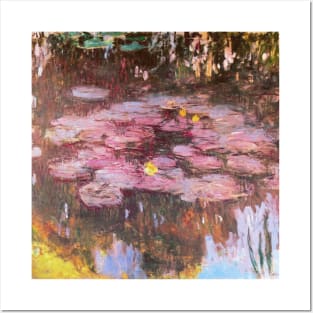 Pink Waterlilies by Claude Monet Posters and Art